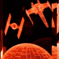 Настольная лампа фан Paladone Star Wars Death Star Черный photo 5