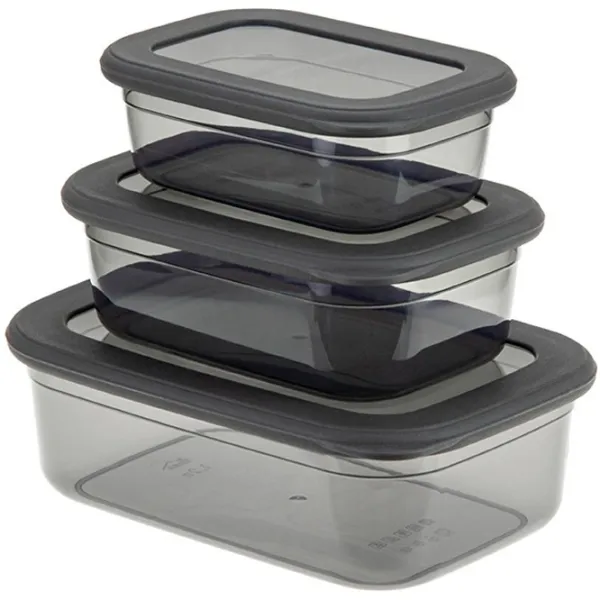 Container Idea M1264 0.4 l / Plastic / Black photo 1 Container Idea M1264 0.4 l / Plastic / Black photo 1