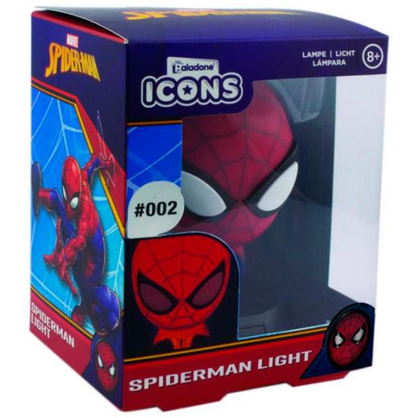 Настольная лампа фан Paladone Marvel Spiderman Icon Light V2 Красный photo 3 Настольная лампа фан Paladone Marvel Spiderman Icon Light V2 Красный photo 3