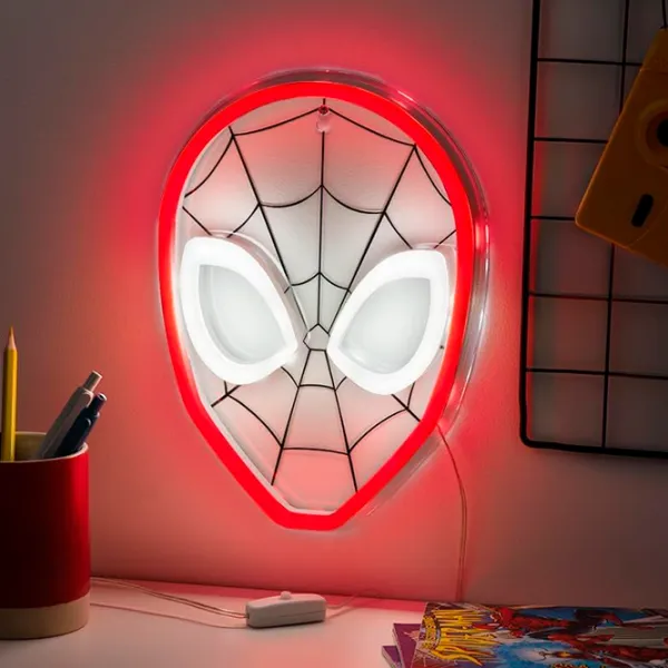 Ночник Paladone Marvel Spiderman Wall Mountable Белый photo 5 Ночник Paladone Marvel Spiderman Wall Mountable Белый photo 5