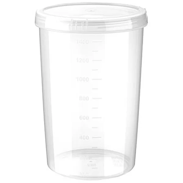 Pahar gradat Phibo 45572  1.5l / Plastic photo 1