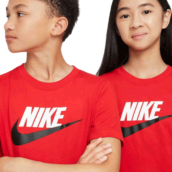 Футболки унисекс для детей Nike K Nsw Tee Futura Hbr Красный photo 3 Футболки унисекс для детей Nike K Nsw Tee Futura Hbr Красный photo 3