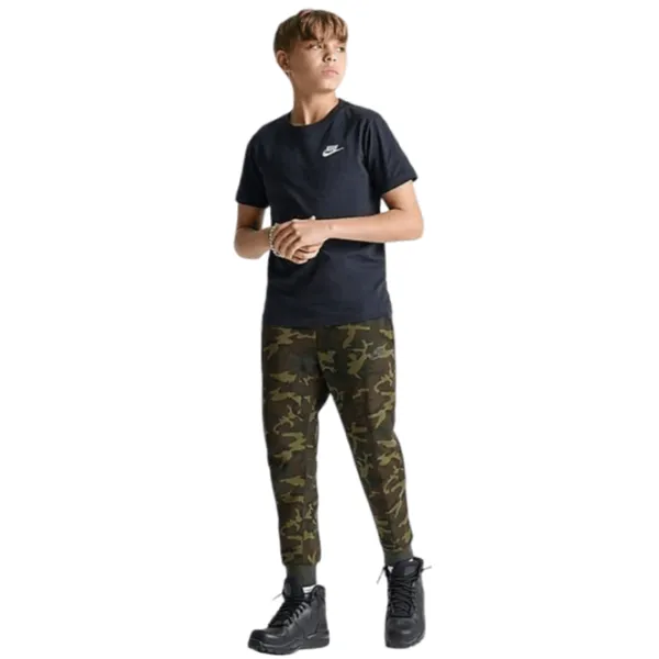 Футболки унисекс для детей Nike K Nsw Tee Embroidered Futura Lbr Черный photo 2