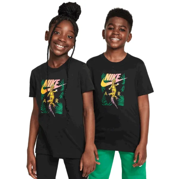 Футболки унисекс для детей Nike K Nsw Tee Create 1.2 Gecko Черный photo 1 Футболки унисекс для детей Nike K Nsw Tee Create 1.2 Gecko Черный photo 1