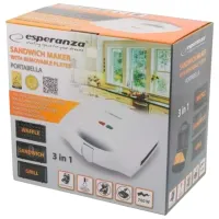 Aparat pentru sandvișuri Esperanza EKT006W 700 W / White photo 5