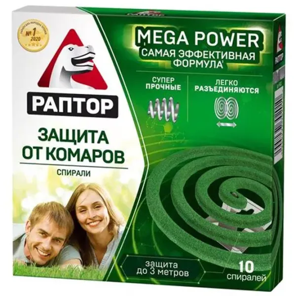 Спираль против комаров Raptor 47032 Спираль / без запаха  photo 1