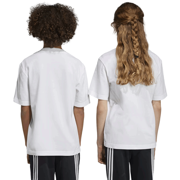 Футболки унисекс для детей Adidas U Fi Logo T Белый photo 3 Футболки унисекс для детей Adidas U Fi Logo T Белый photo 3