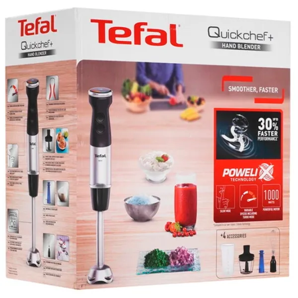 Blender de mână Tefal HB67E830 1000 W / Black photo 6