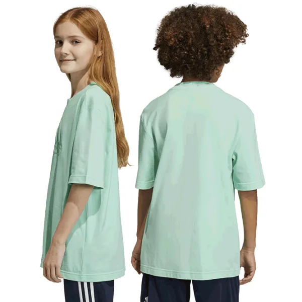 Футболки унисекс для детей Adidas U Fi Logo T Аквамарин photo 2
