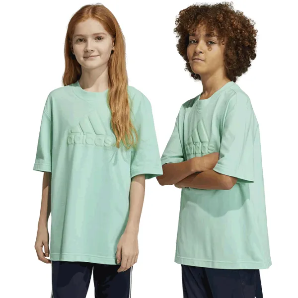 Футболки унисекс для детей Adidas U Fi Logo T Аквамарин photo 1 Футболки унисекс для детей Adidas U Fi Logo T Аквамарин photo 1