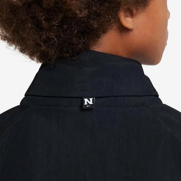 Спортивная куртка для мальчиков Nike B Nk Rpl Athl Hd Hz Top Woven Черный photo 5