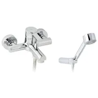 Baterie pentru cadă de baie Genebre Tau  Alamă