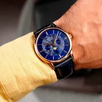 Ceas de mână pentru bărbați Edox 40002-37R-BUIR Cuarț / 42 mm photo 5
