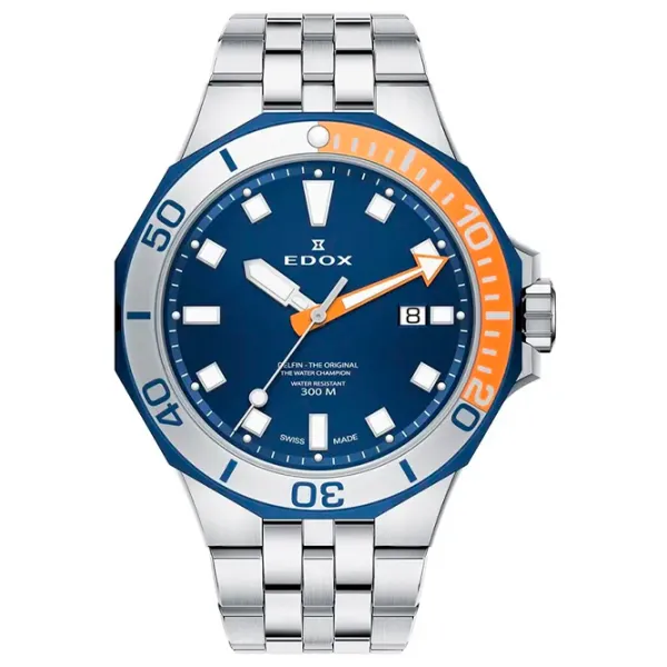 Ceas de mână pentru bărbați Edox 53015-357BUOM-BUIN Cuarț / 43 mm photo 1 Ceas de mână pentru bărbați Edox 53015-357BUOM-BUIN Cuarț / 43 mm photo 1