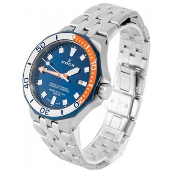 Ceas de mână pentru bărbați Edox 53015-357BUOM-BUIN Cuarț / 43 mm photo 2 Ceas de mână pentru bărbați Edox 53015-357BUOM-BUIN Cuarț / 43 mm photo 2