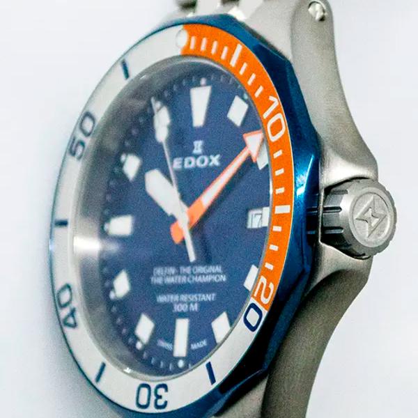 Ceas de mână pentru bărbați Edox 53015-357BUOM-BUIN Cuarț / 43 mm photo 4 Ceas de mână pentru bărbați Edox 53015-357BUOM-BUIN Cuarț / 43 mm photo 4