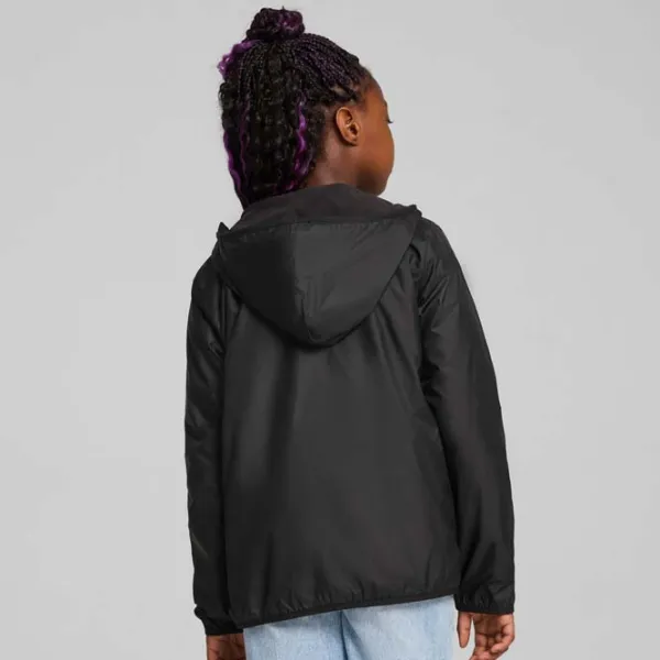 Спортивная куртка для мальчиков Puma Fleece Line Windbreaker Черный photo 4