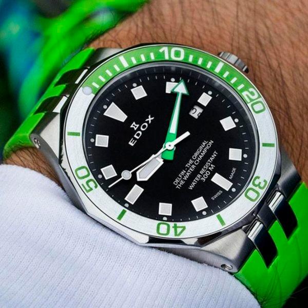 Ceas de mână pentru bărbați Edox 53015-3VCA-NIN Cuarț / 43 mm photo 4 Ceas de mână pentru bărbați Edox 53015-3VCA-NIN Cuarț / 43 mm photo 4