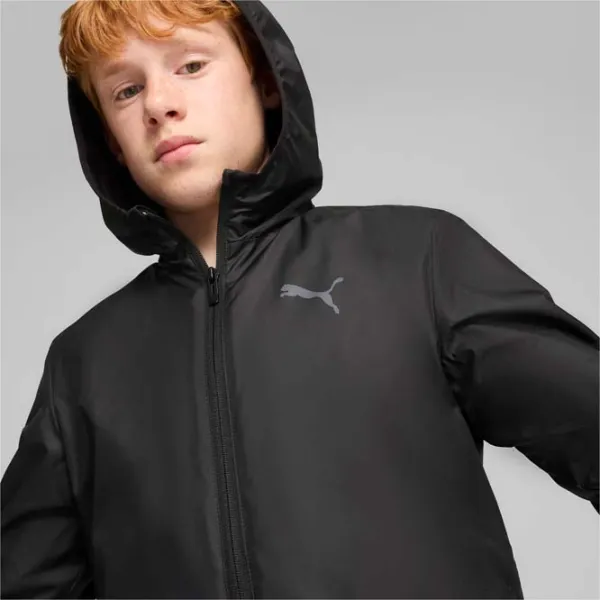 Спортивная куртка для мальчиков Puma Fleece Line Windbreaker Черный photo 5