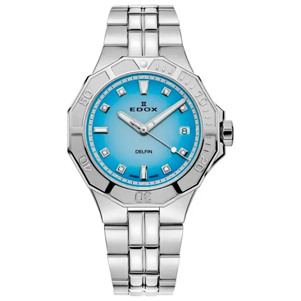 Ceas de mână pentru femei Edox 53020-3M-BUCND Cuarț / 38 mm photo 1 Ceas de mână pentru femei Edox 53020-3M-BUCND Cuarț / 38 mm photo 1