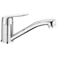 Смеситель для кухни Rozzy Jenori RBZ021-6K Однорычажный / Поворотный / Латунь / Нержавеющая сталь