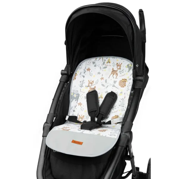 Salteluța pentru cărucior Sensillo Caretero  Bumbac / White photo 3
