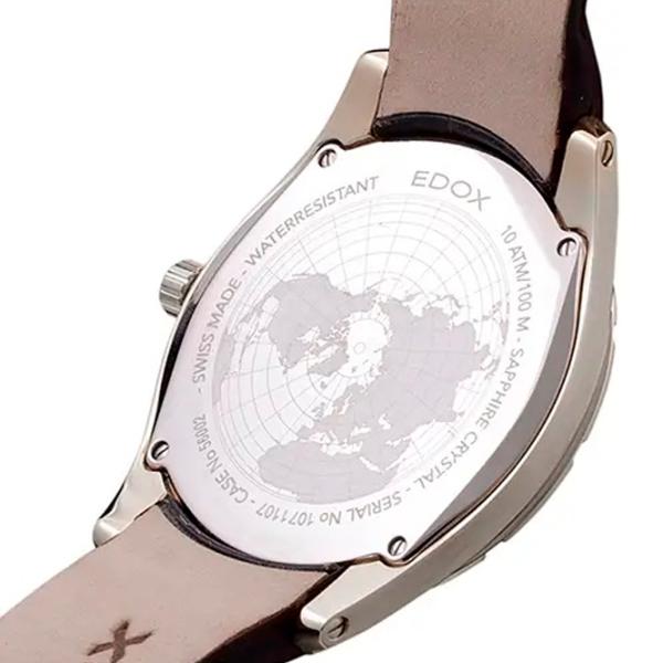 Ceas de mână pentru bărbați Edox 56002-3C-NIN Cuarț / 41 mm photo 3