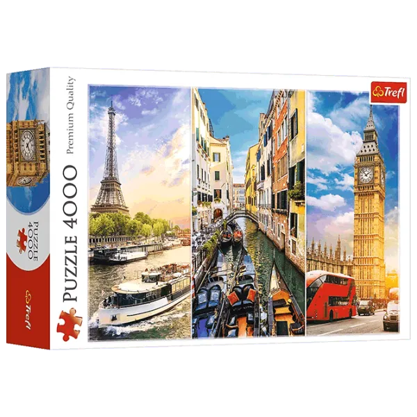 Puzzle Trefl Trip around Europe 15+/ Numărul de piese: 4000 photo 1 Puzzle Trefl Trip around Europe 15+/ Numărul de piese: 4000 photo 1