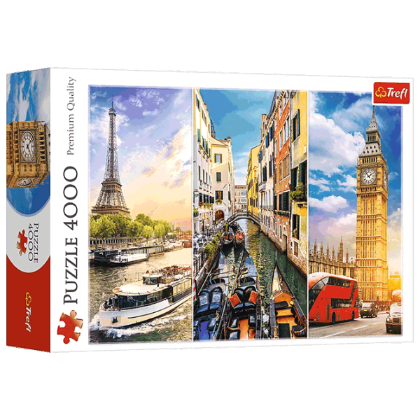 Puzzle Trefl Trip around Europe 15+/ Numărul de piese: 4000 photo 1 Puzzle Trefl Trip around Europe 15+/ Numărul de piese: 4000 photo 1