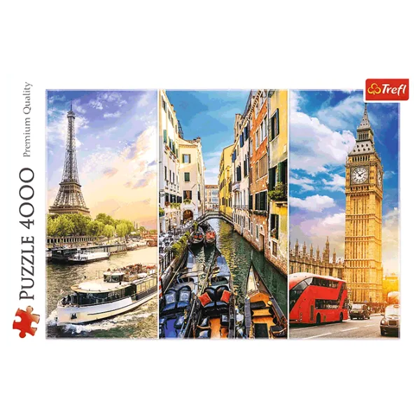 Puzzle Trefl Trip around Europe 15+/ Numărul de piese: 4000 photo 2 Puzzle Trefl Trip around Europe 15+/ Numărul de piese: 4000 photo 2