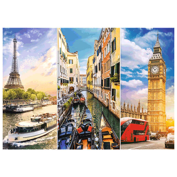 Puzzle Trefl Trip around Europe 15+/ Numărul de piese: 4000 photo 3 Puzzle Trefl Trip around Europe 15+/ Numărul de piese: 4000 photo 3