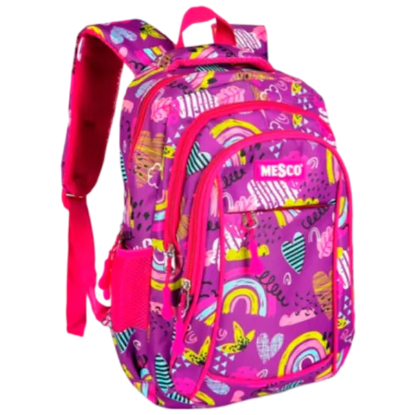 Ghiozdan pentru copii Mesco Mes231403D  / Pink Purple /  photo 1