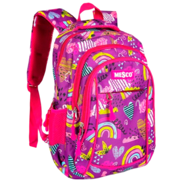 Ghiozdan pentru copii Mesco Mes231403D  / Pink Purple /  photo 1