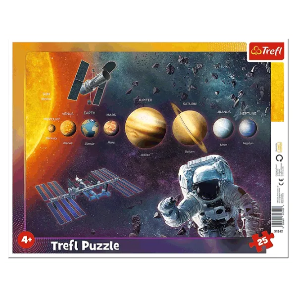 Puzzle Trefl 25 Frame Solar system 4+/ Numărul de piese: 25 photo 1 Puzzle Trefl 25 Frame Solar system 4+/ Numărul de piese: 25 photo 1