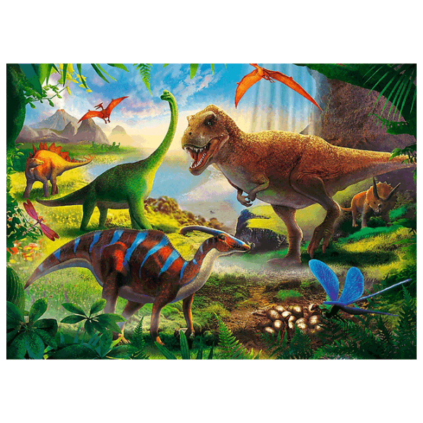 Puzzle Trefl Dinosaurs 4+/ Количество деталей: 25 photo 2