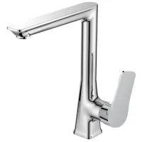 Baterie pentru bucătărie Imprese f03407601AA Mono comandă / Pivotantă / Alamă / Inox