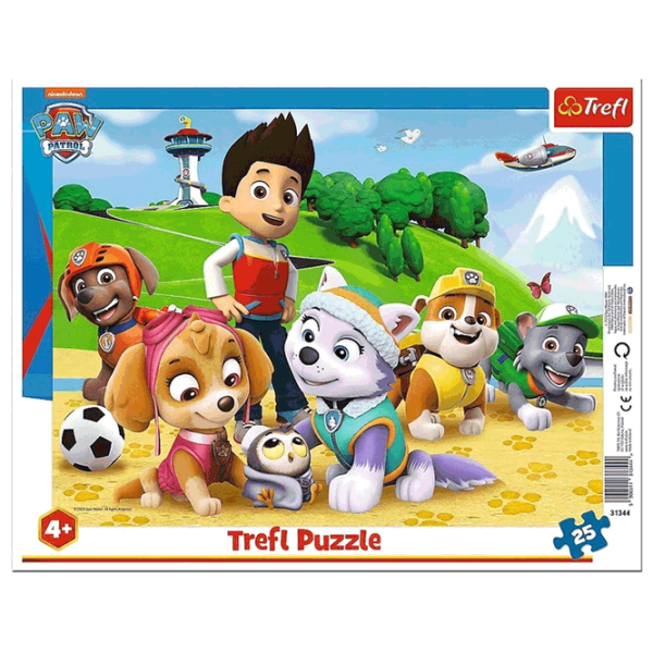 Puzzle Trefl Paw Patrol on the trail 4+/ Numărul de piese: 25 photo 1 Puzzle Trefl Paw Patrol on the trail 4+/ Numărul de piese: 25 photo 1