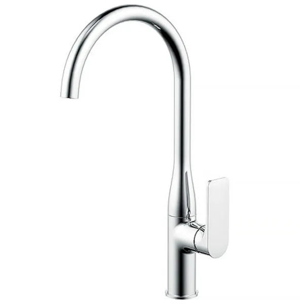 Baterie pentru bucătărie Imprese BILINA Mono comandă / Pivotantă / Alamă / Inox photo 1 Baterie pentru bucătărie Imprese BILINA Mono comandă / Pivotantă / Alamă / Inox photo 1