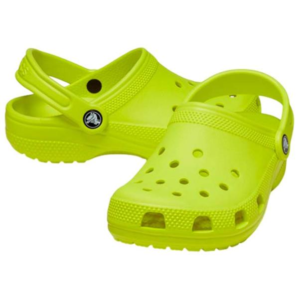 Saboți unisex Crocs Classic Clog K Acidity Yellow-green photo 1 Saboți unisex Crocs Classic Clog K Acidity Yellow-green photo 1