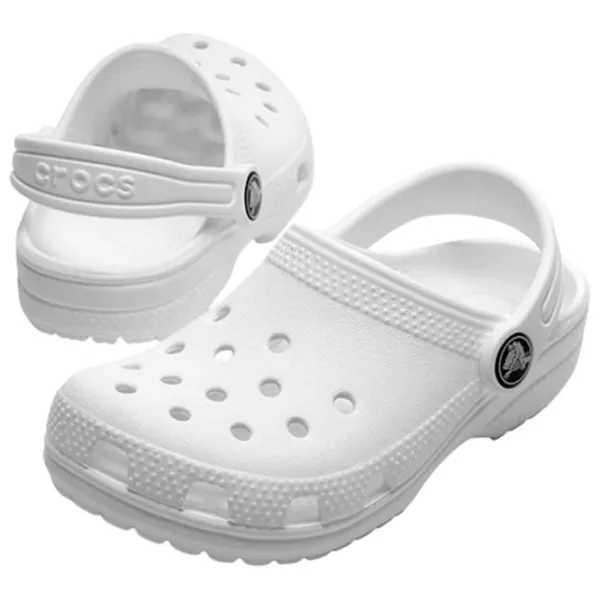 Сабо унисекс Crocs Classic Clog K Белый photo 1 Сабо унисекс Crocs Classic Clog K Белый photo 1