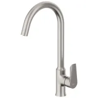 Смеситель для кухни Imprese Vaclav Однорычажный / Поворотный / Латунь / Никель