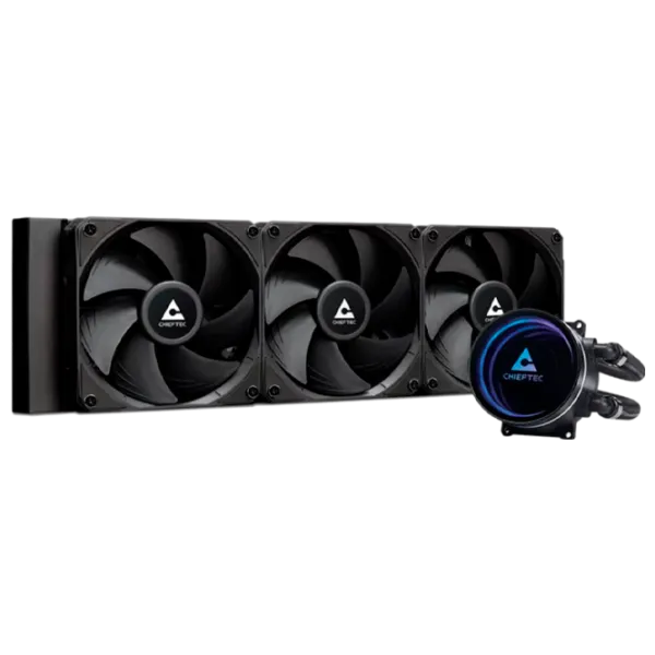 Cooler cu lichid Chieftec Iceberg 360 Dark Hidrodinamic / 2700 rpm photo 1