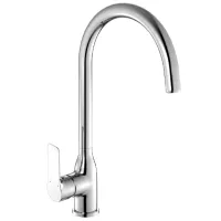 Baterie pentru bucătărie Imprese Kucera Mono comandă / Pivotantă / Alamă / Inox