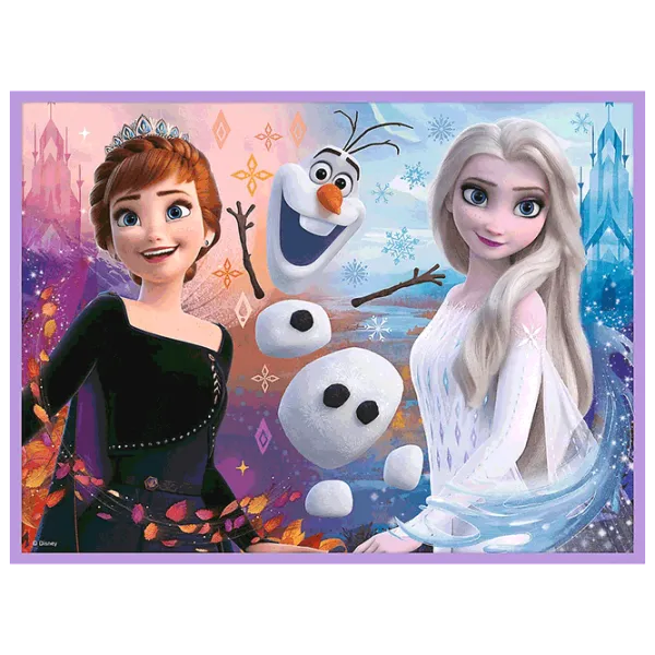 Puzzle Trefl Princesses in their land / Numărul de piese: 78 photo 2