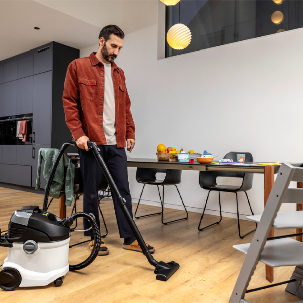 Моющий пылесос KARCHER SE5 1000 Вт / Черный Белый photo 8