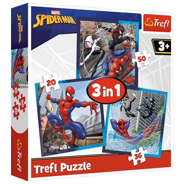 Puzzle Trefl Spider friends 3+/ Numărul de piese: 106 photo 1 Puzzle Trefl Spider friends 3+/ Numărul de piese: 106 photo 1