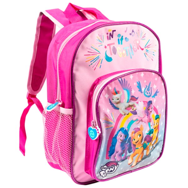 Ghiozdan pentru copii Total Office Mlp12201  / White Pink /  photo 1 Ghiozdan pentru copii Total Office Mlp12201  / White Pink /  photo 1
