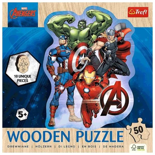 Puzzle Trefl Avenger's adventures / Numărul de piese: 50 photo 2