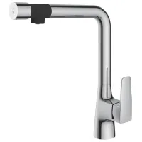 Смеситель для кухни Imprese Smart Однорычажный / Поворотный / Латунь / Нержавеющая сталь