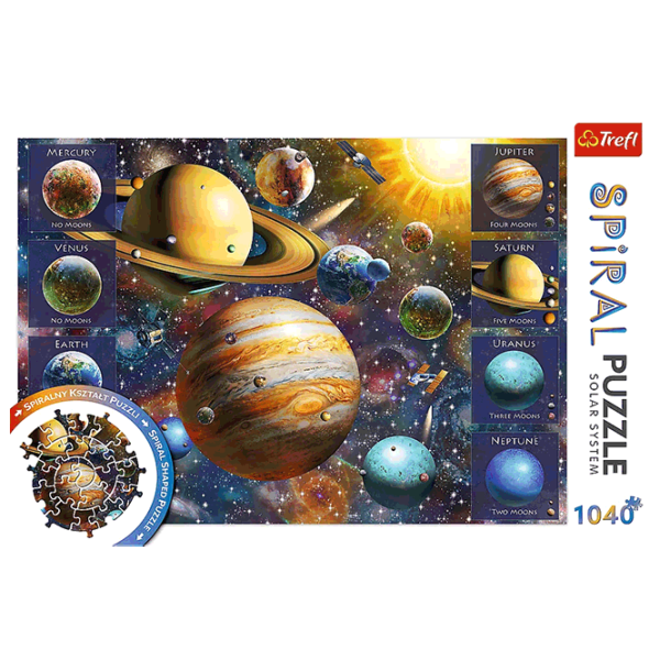 Puzzle Trefl Solar System 12+/ Numărul de piese: 1040 photo 3 Puzzle Trefl Solar System 12+/ Numărul de piese: 1040 photo 3